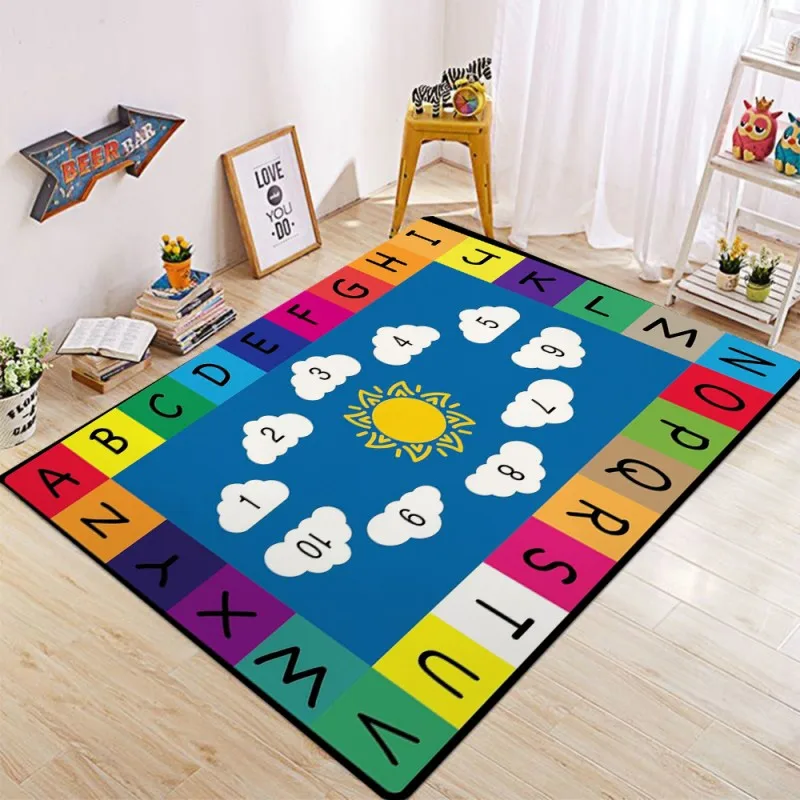 Kids Outdoor Lawn Chair - Classroom Rug for Kids Education Carpet