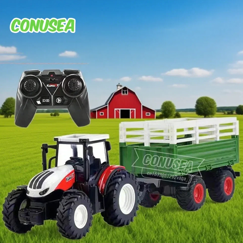 Kids Outdoor Vehicles - Remote Control Tractor RC Farm Truck