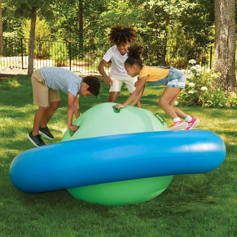 Kids Outdoor Lawn Chair - Large Inflatable Rocking Chair for Kids