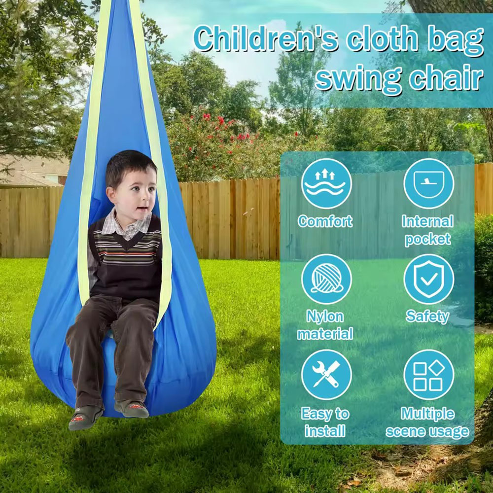 Kids Pod Swing Seat Nylon Hang - đánh giá và giá Kids Outdoor Chair Plastic