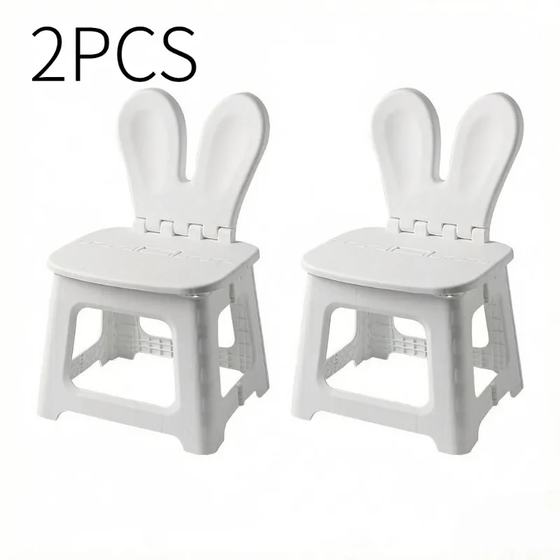 2PCS Thickened Rabbit Cartoon  - đánh giá và giá Kids Outdoor Chair Plastic