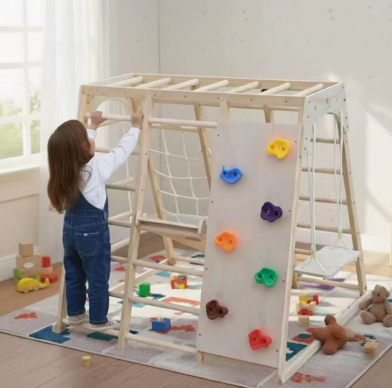 Wooden climbing frame with swi - đánh giá và giá Kids Outdoor Climbing Frame