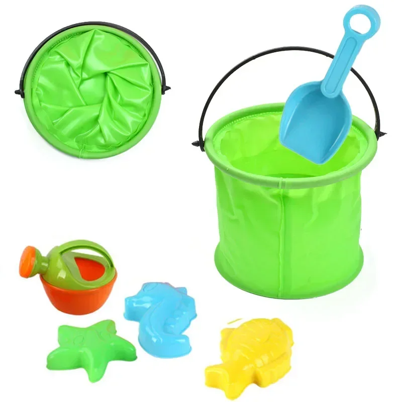 Beach Sand Bucket Toy  Collaps - đánh giá và giá Kids Outdoor Garden Toys