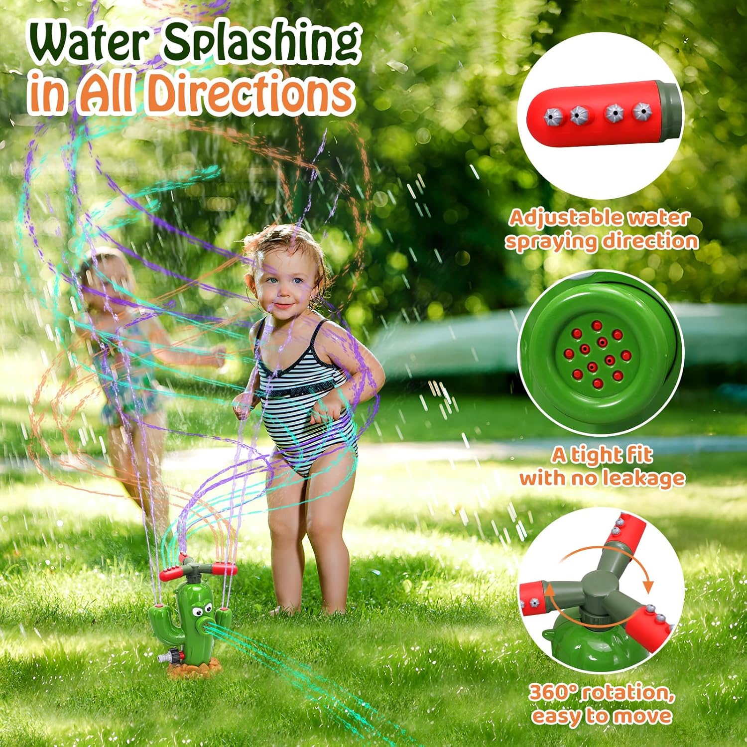 Water Spray Toy Cactus Sprinkl - đánh giá và giá Sprinkler Splash Pad