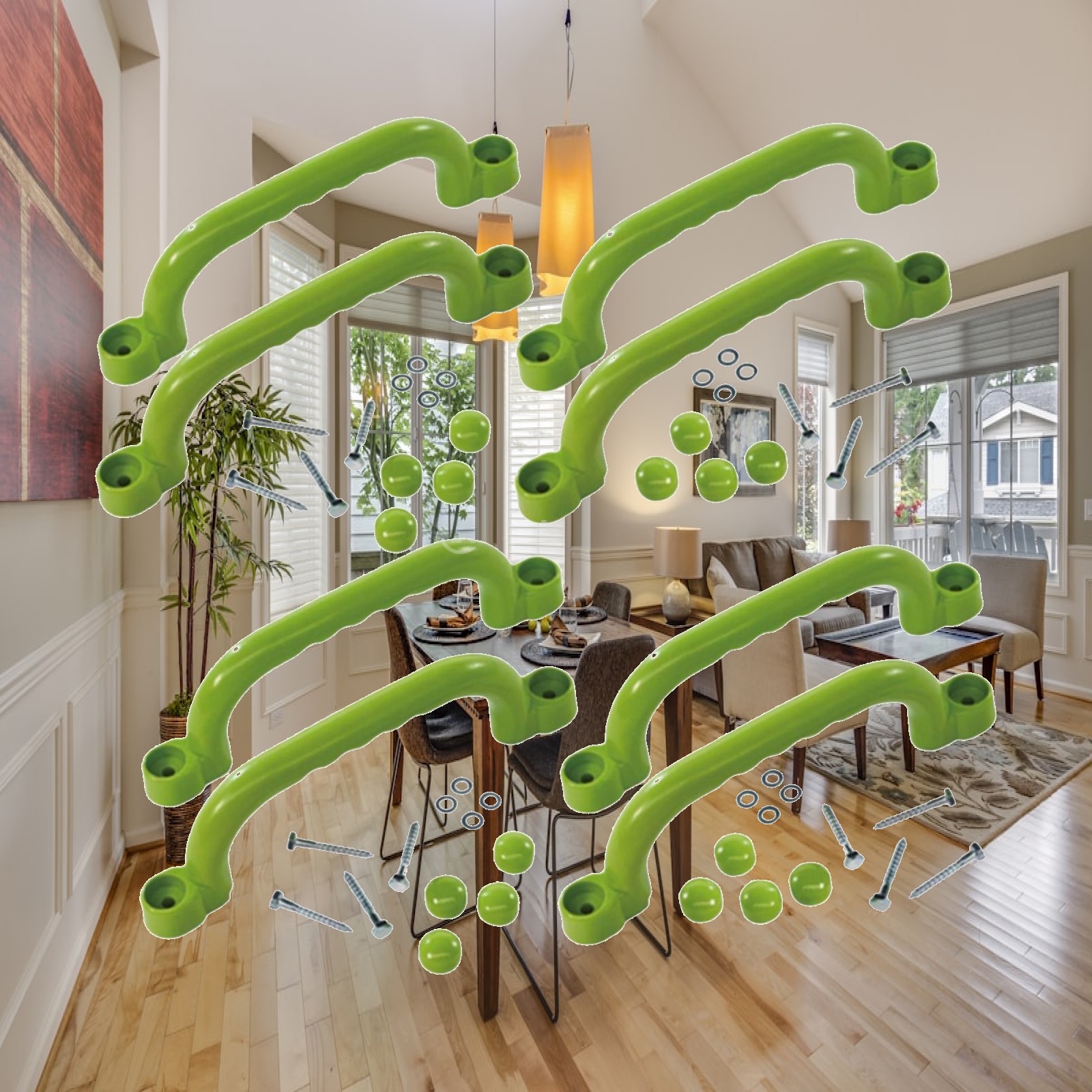 8x Climbing Handles Children G - đánh giá và giá Kids Outdoor Climbing Frame