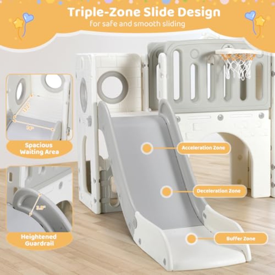 9 in 1 Toddler Slide Set, Larg - đánh giá và giá Kids Outdoor Gear