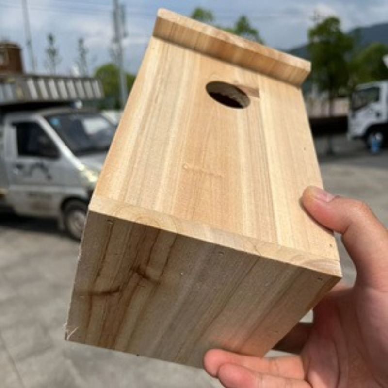 Outdoor Wooden Bird House Nest - đánh giá và giá Kids Outdoor Garden Toys