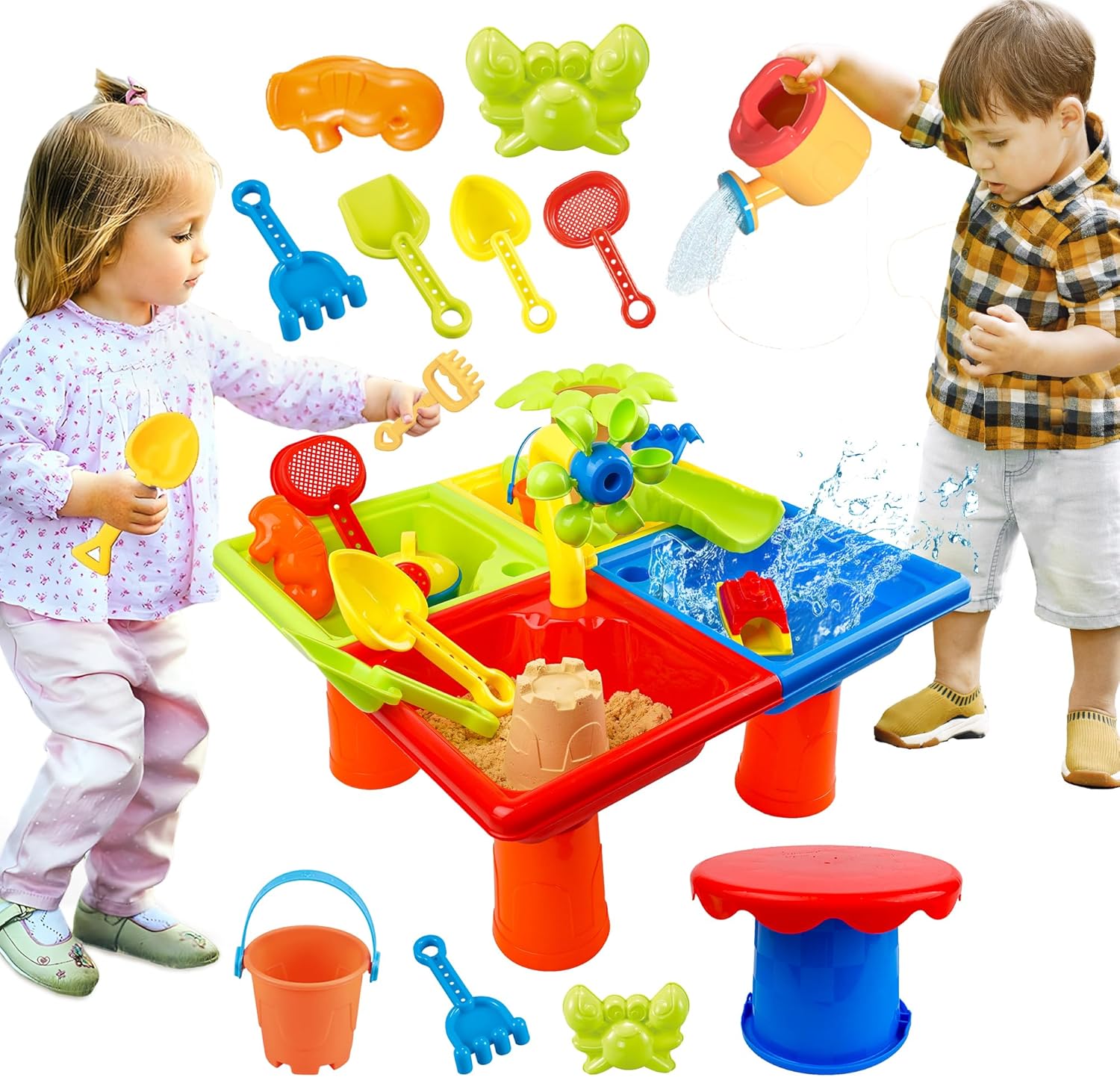 25 Pcs Summer Water Table for  - đánh giá và giá Kids Outdoor Water Toys