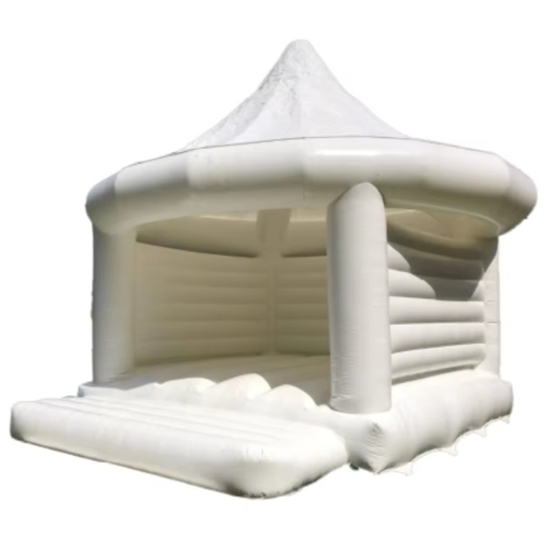 Inflatable White Wedding Bounc - đánh giá và giá Kids Outdoor Toys