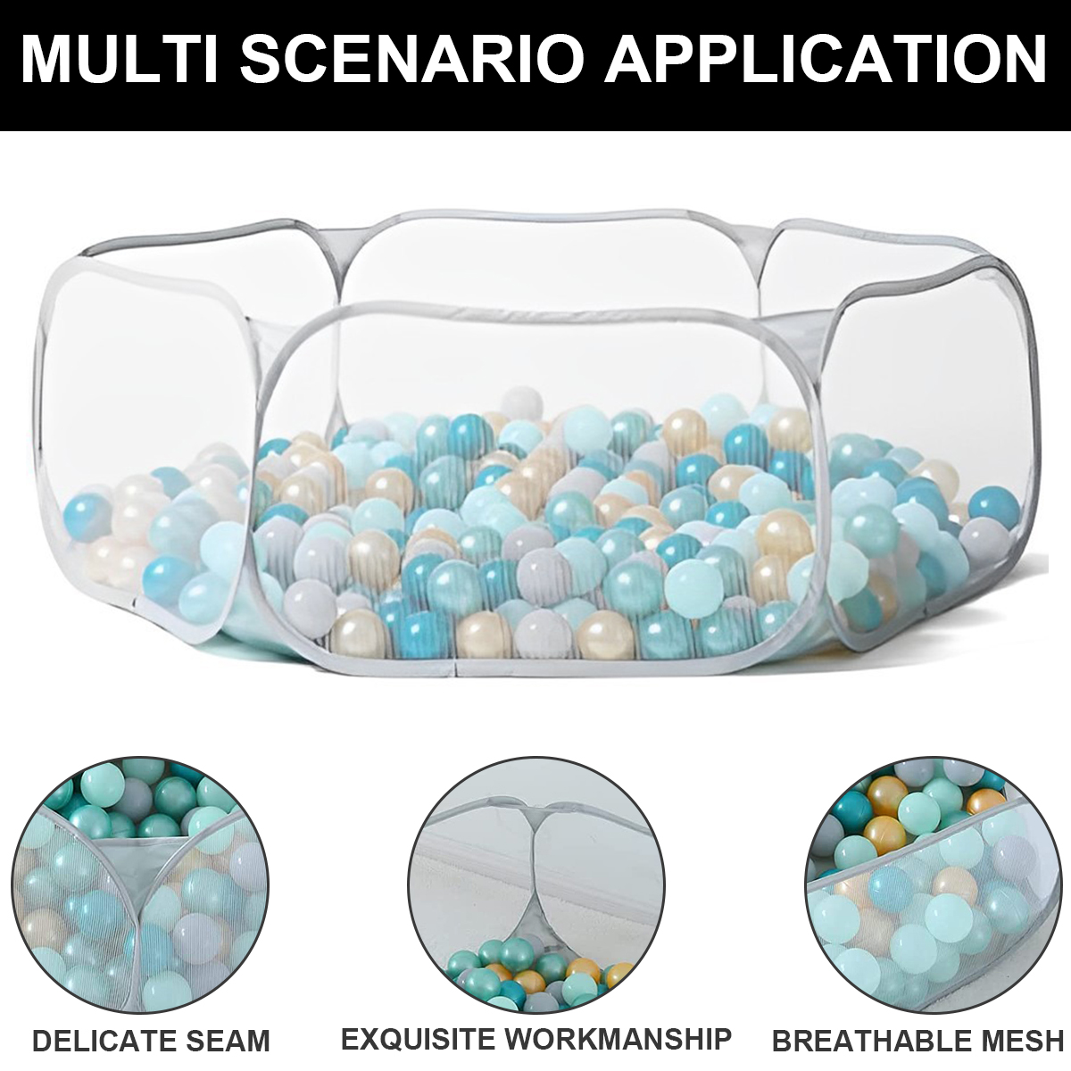 Baby Ocean Ball Pool Portable  - đánh giá và giá Kids Outdoor Fence