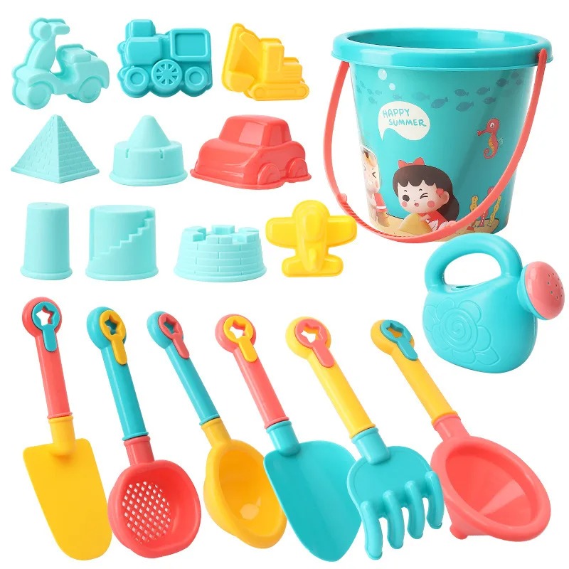 18PCS Beach Toy Set Bucket Sea - đánh giá và giá Kids Outdoor Vehicles