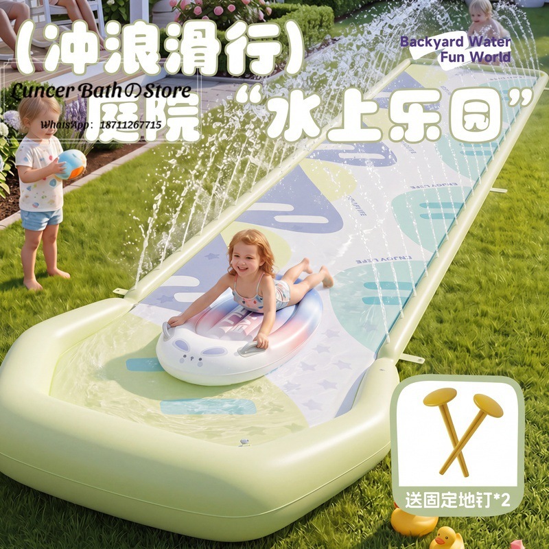Cross-border PVC waterslide Ou - đánh giá và giá Outdoor Children'S Park