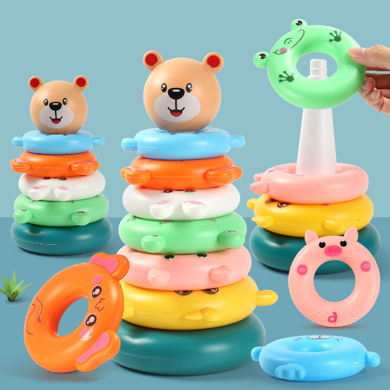 Rainbow Stacking Ring Tower Mo - đánh giá và giá Kids Outdoor Water Toys