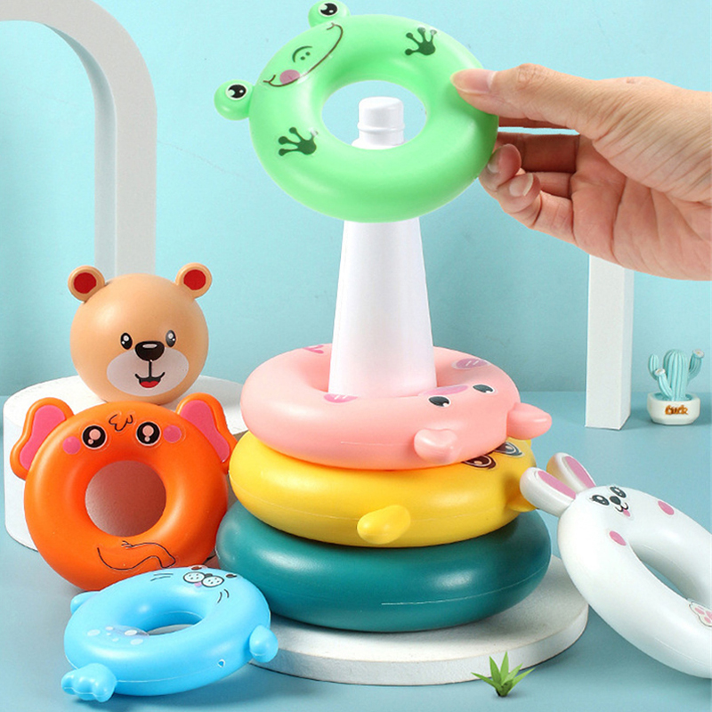 Rainbow Stacking Ring Tower Mo - đánh giá và giá Kids Outdoor Water Toys