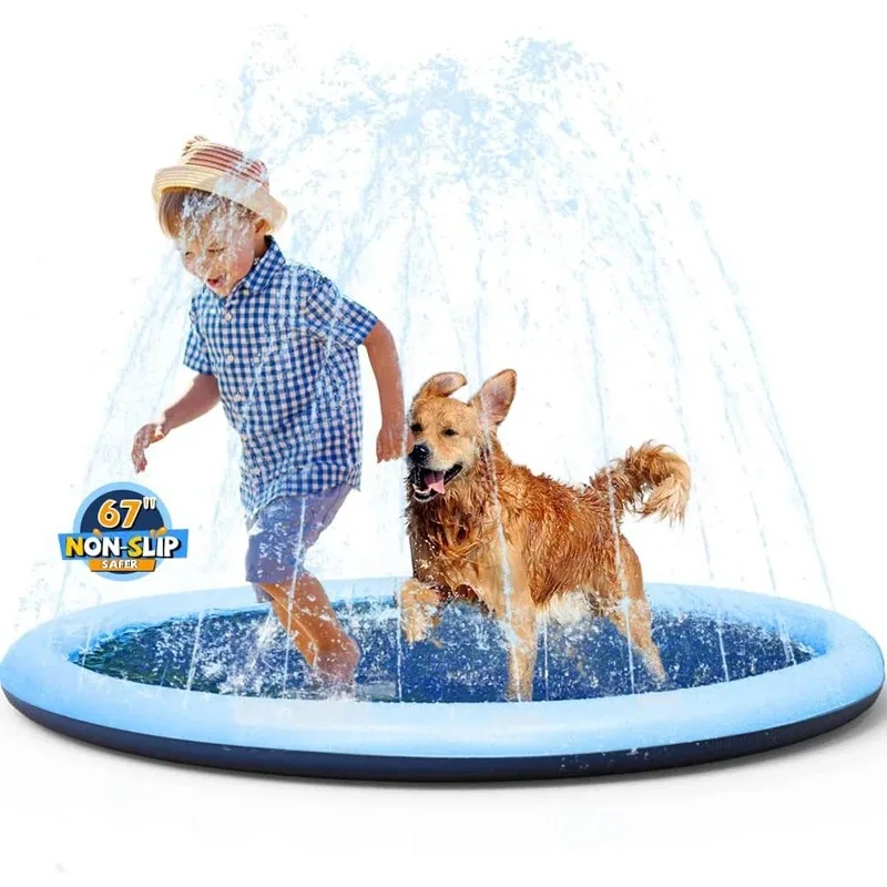 Thickened Anti Slip Splash Pad - đánh giá và giá Sprinkler Splash Pad