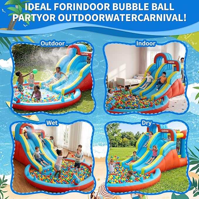 All-Season 8-in-1 Inflatable W - đánh giá và giá Outdoor Children'S Park