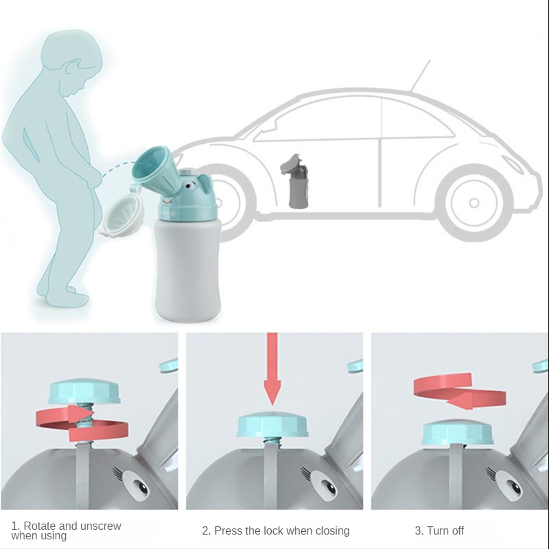 Portable Baby Hygiene Toilet U - đánh giá và giá Kids Outdoor Urinal