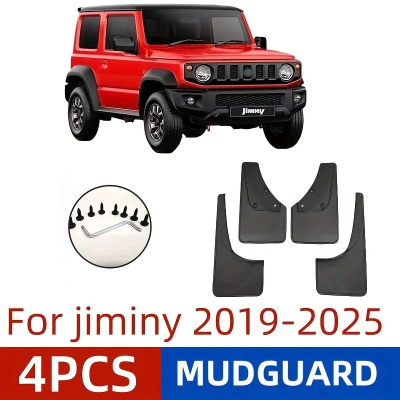 For Suzuki Jimny Mud Flaps 4-P - đánh giá và giá Muddy Puddle Suit