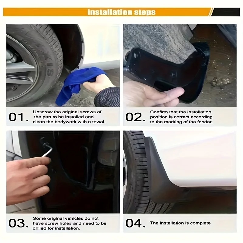 For Suzuki Jimny Mud Flaps 4-P - đánh giá và giá Muddy Puddle Suit