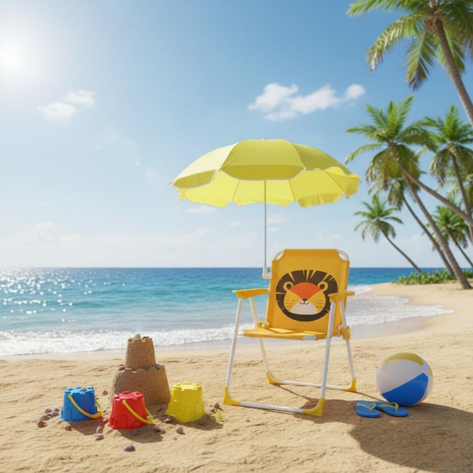 Kids Beach Chair with Umbrella - đánh giá và giá Kids Outdoor Chair Plastic