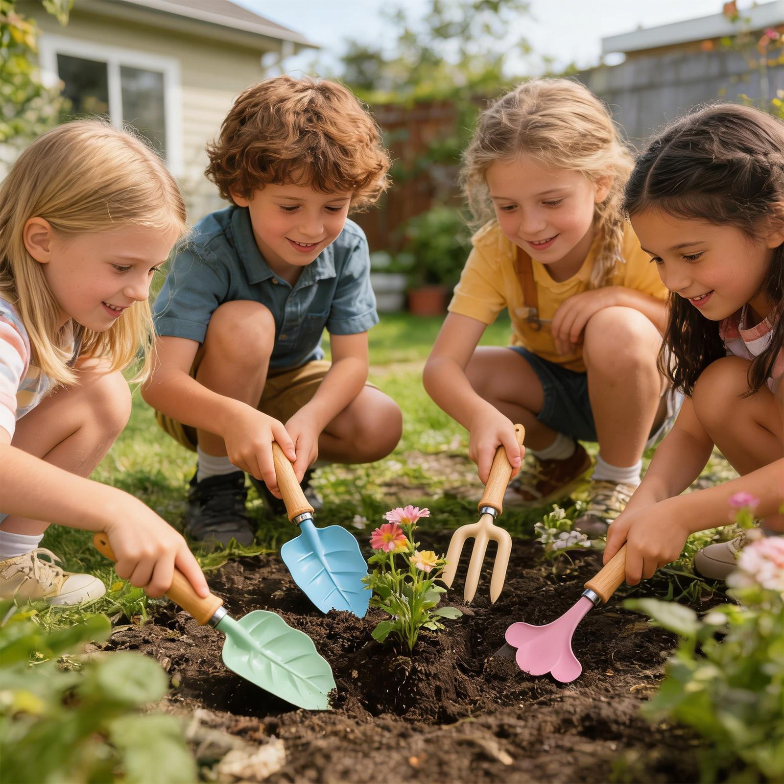 Kids Gardening Set 4 Piece Lea - đánh giá và giá Kids Outdoor Garden Toys