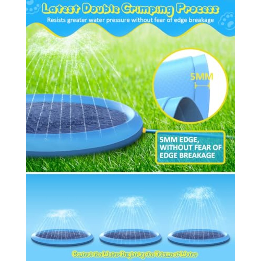 Outdoor splash pad for kids an - đánh giá và giá Sprinkler Splash Pad
