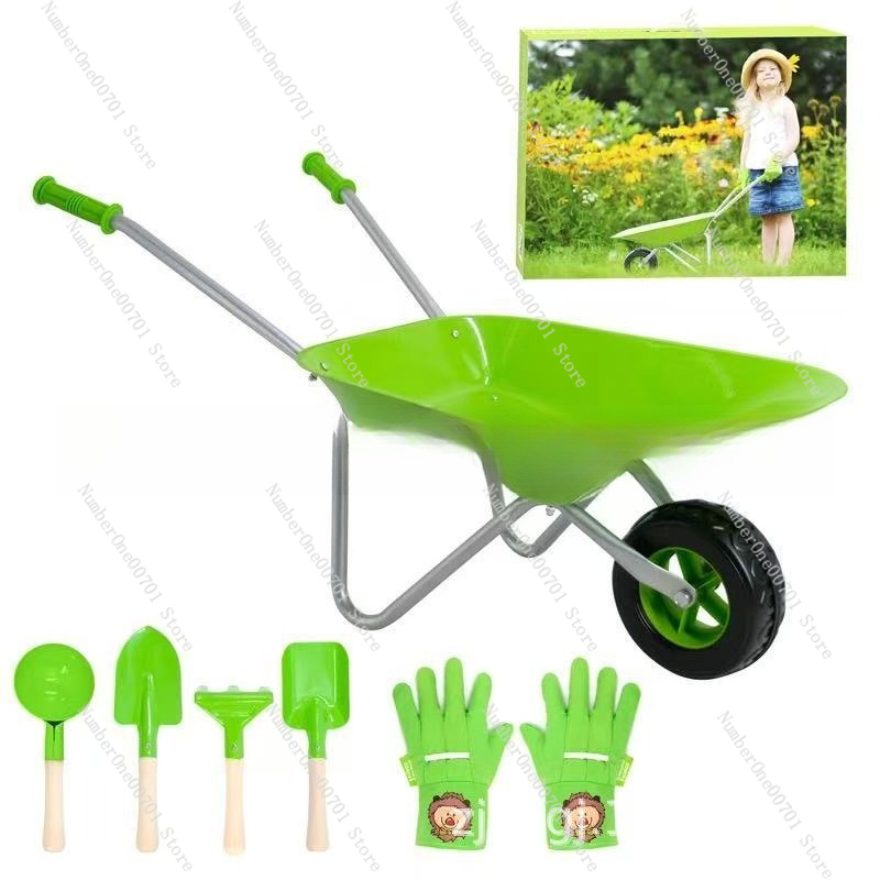 Kids Outdoor Wheelbarrow, Gree - đánh giá và giá Kids Outdoor Garden Toys
