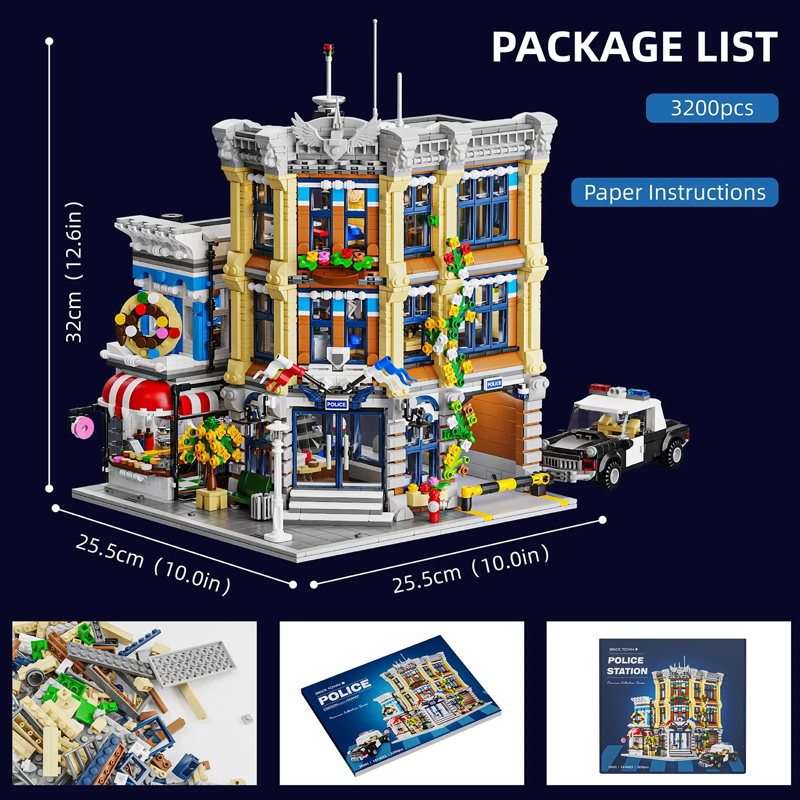 Town Police Station House Modu - đánh giá và giá Lego Set City