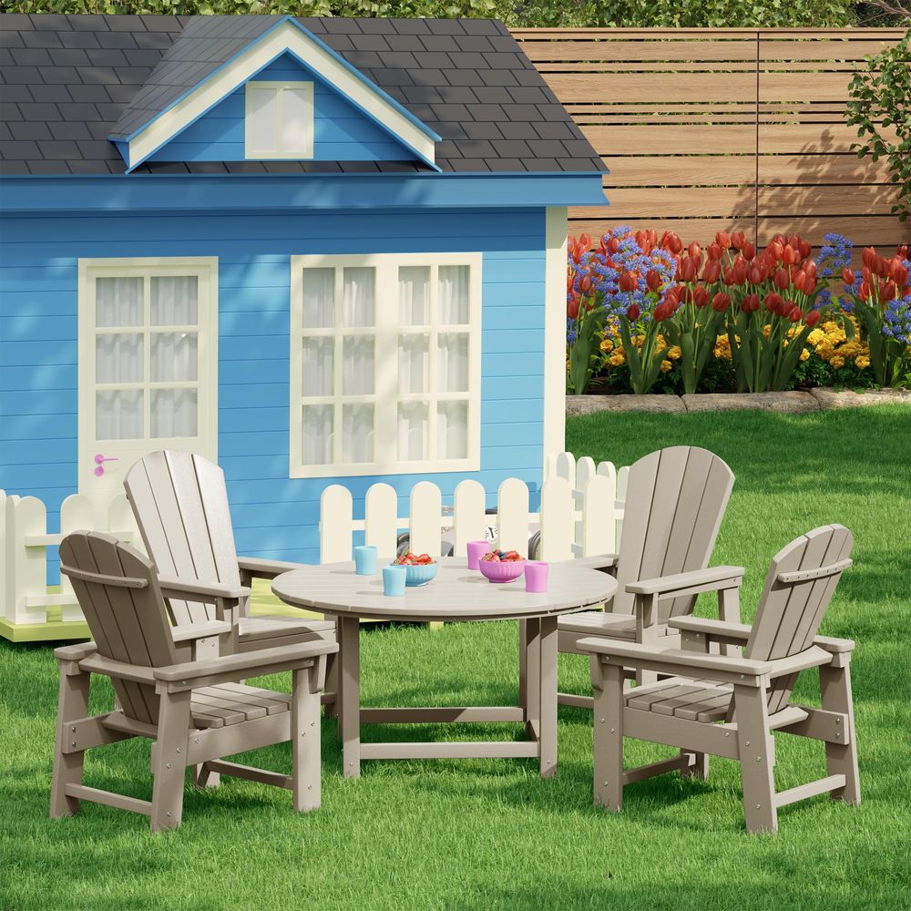Kids Adirondack Chair Set of 4 - đánh giá và giá Kids Outdoor Lawn Chair