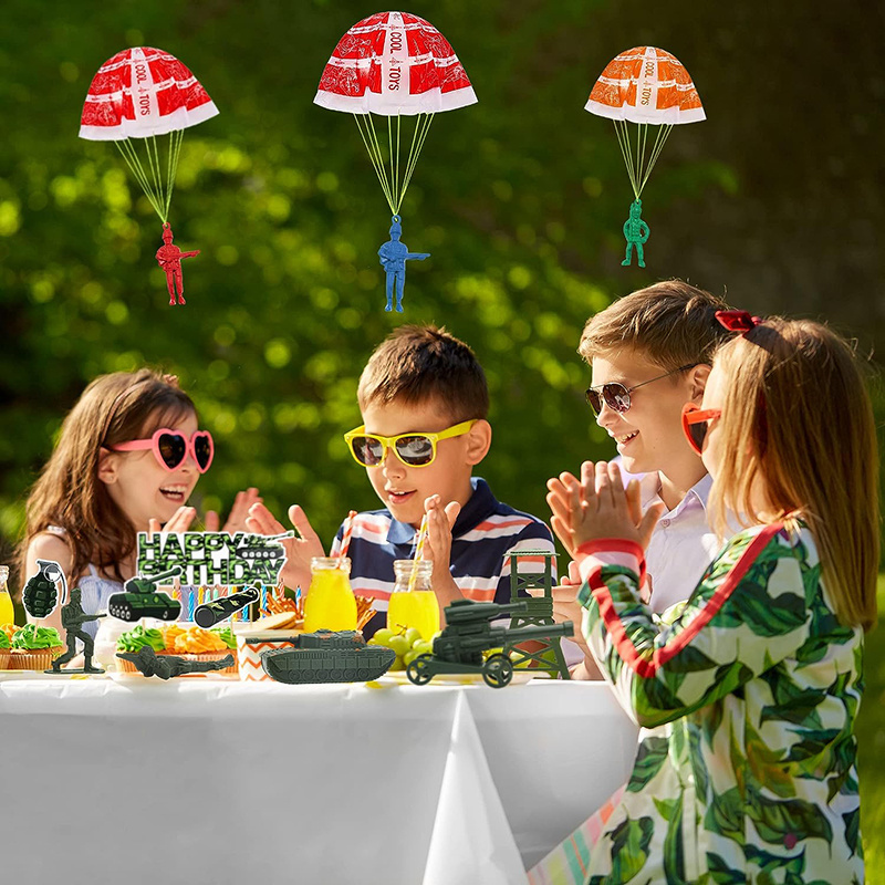 10/100pcs Parachute Toys for K - đánh giá và giá Kids Outdoor Birthday Party Ideas