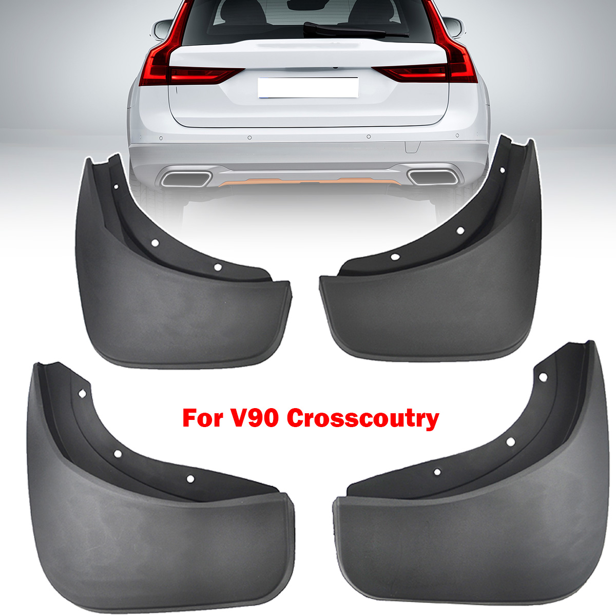 Set Mud Flaps For Volvo V90 CC - đánh giá và giá Muddy Puddle Suit