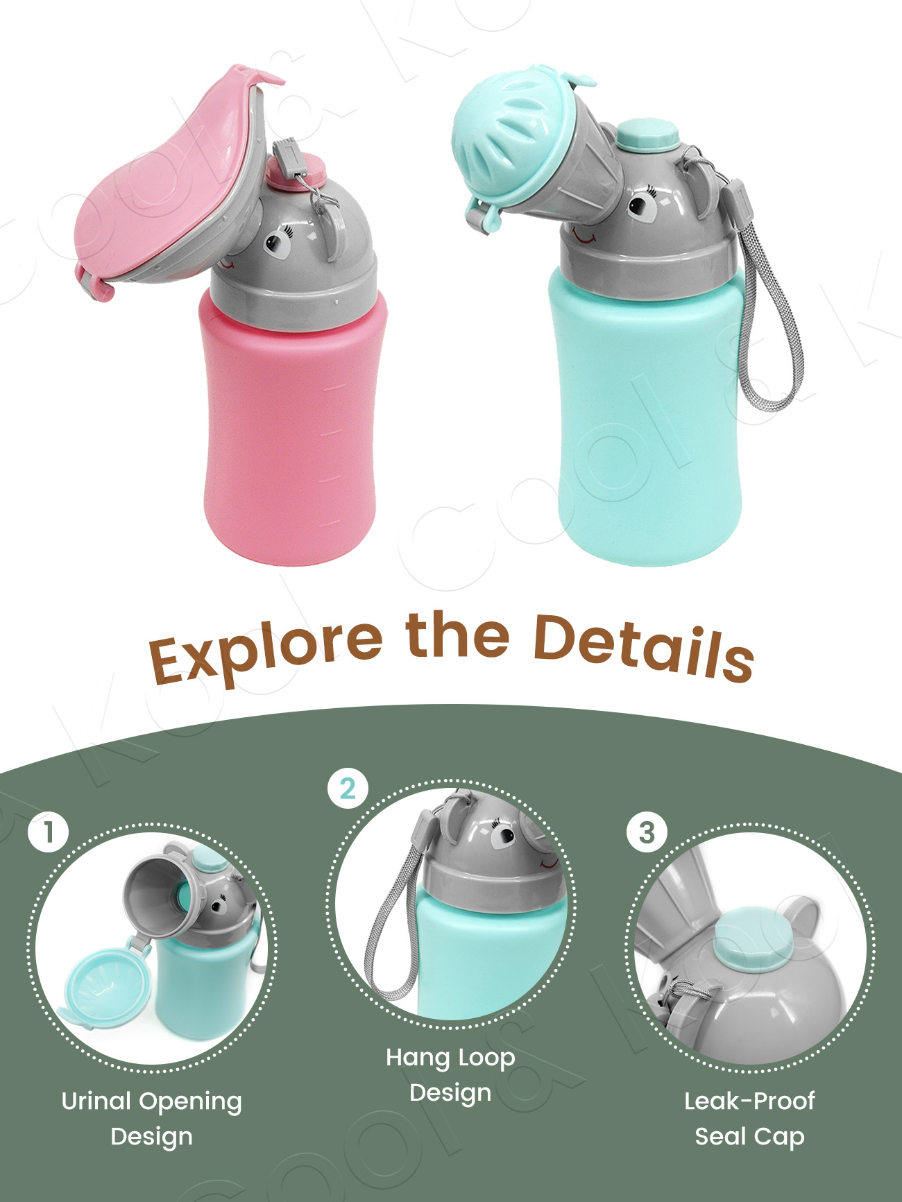Portable Kids Travel Pee Bottl - đánh giá và giá Kids Outdoor Urinal