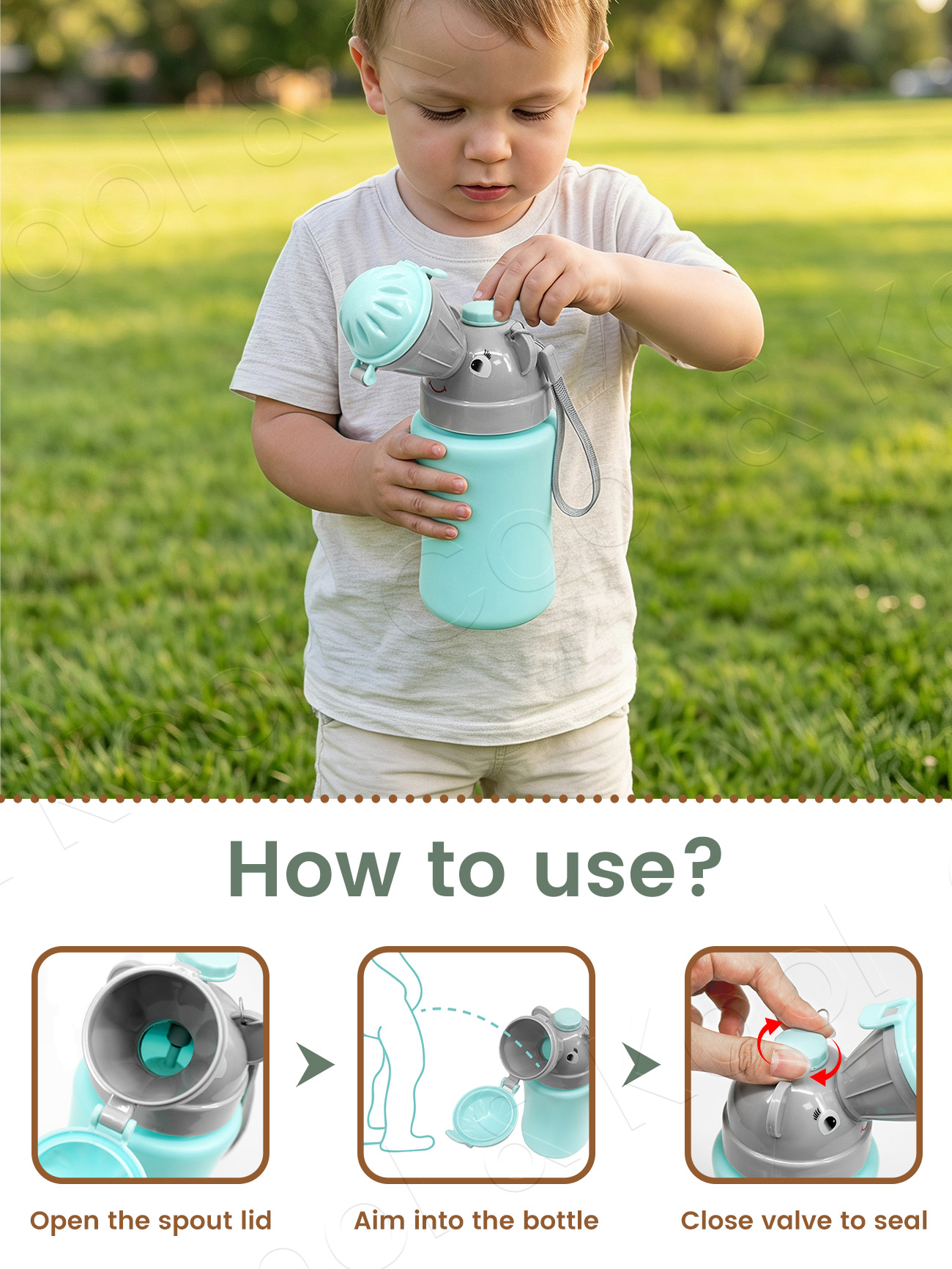 Portable Kids Travel Pee Bottl - đánh giá và giá Kids Outdoor Urinal