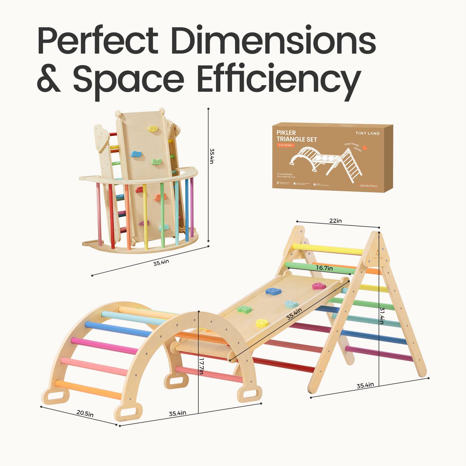 Solid Wood Versatile Climbing  - đánh giá và giá Kids Outdoor Climbing Frame