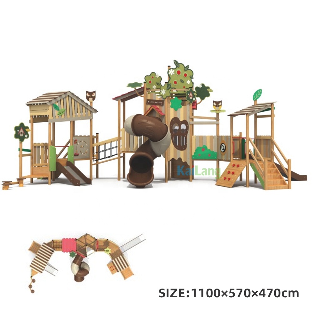 Forest Garden Wooden Amusement - đánh giá và giá Outdoor Children'S Park