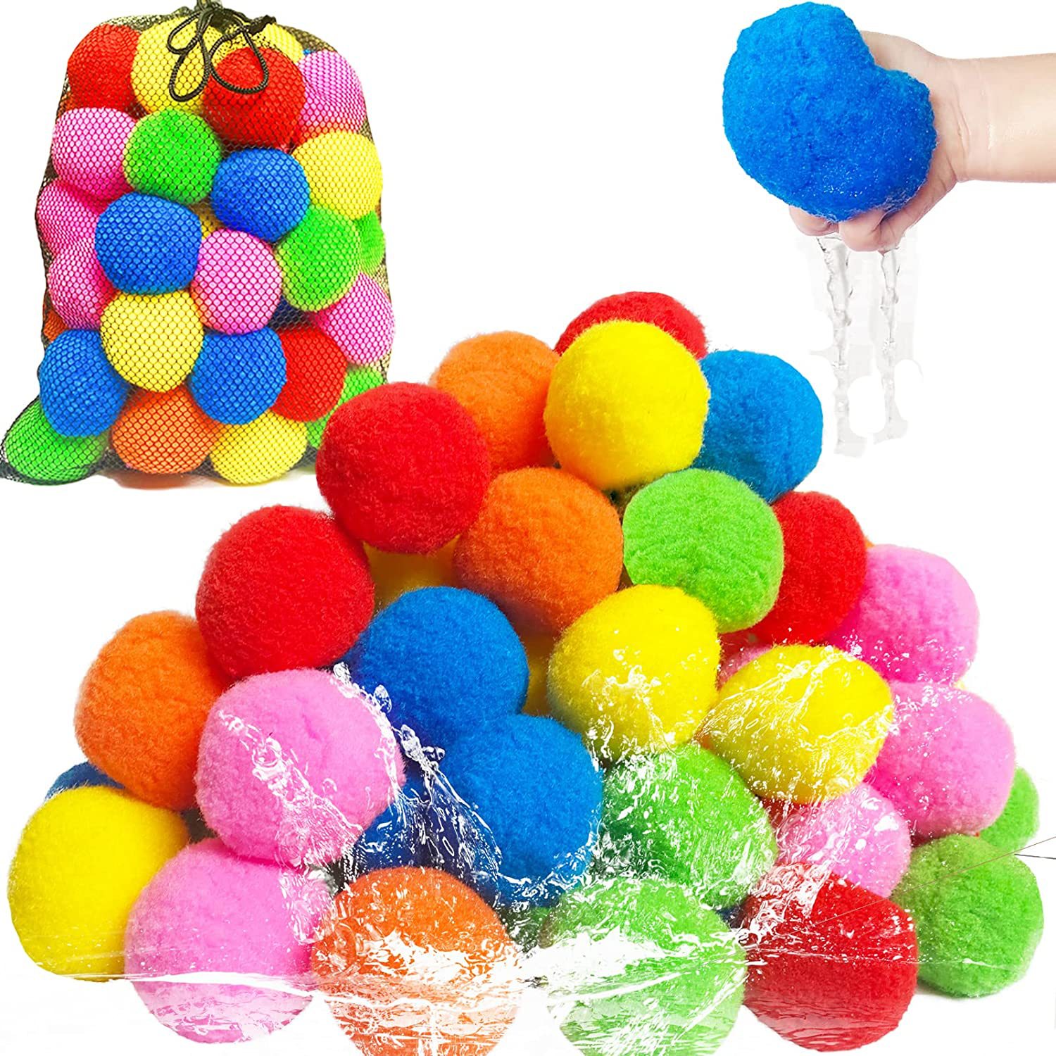 12/30/60Pcs Reusable Water Bal - đánh giá và giá Kids Outdoor Water Toys