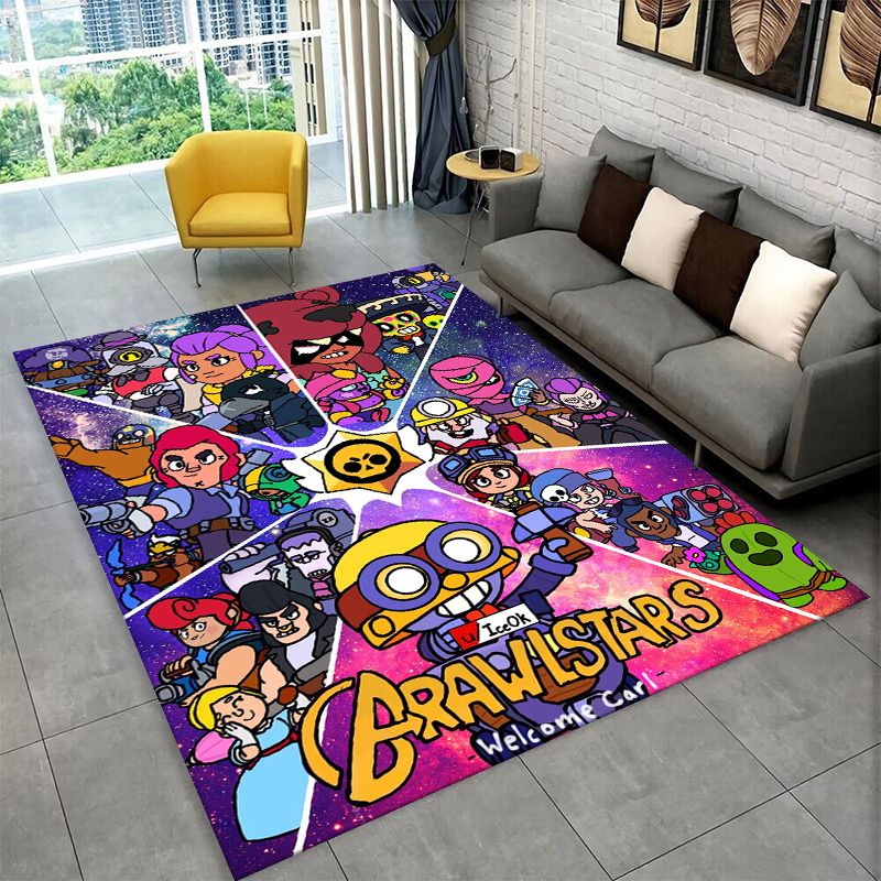 Cartoon B-Brawl Game Non-Slip  - đánh giá và giá Kids Outdoor Flooring